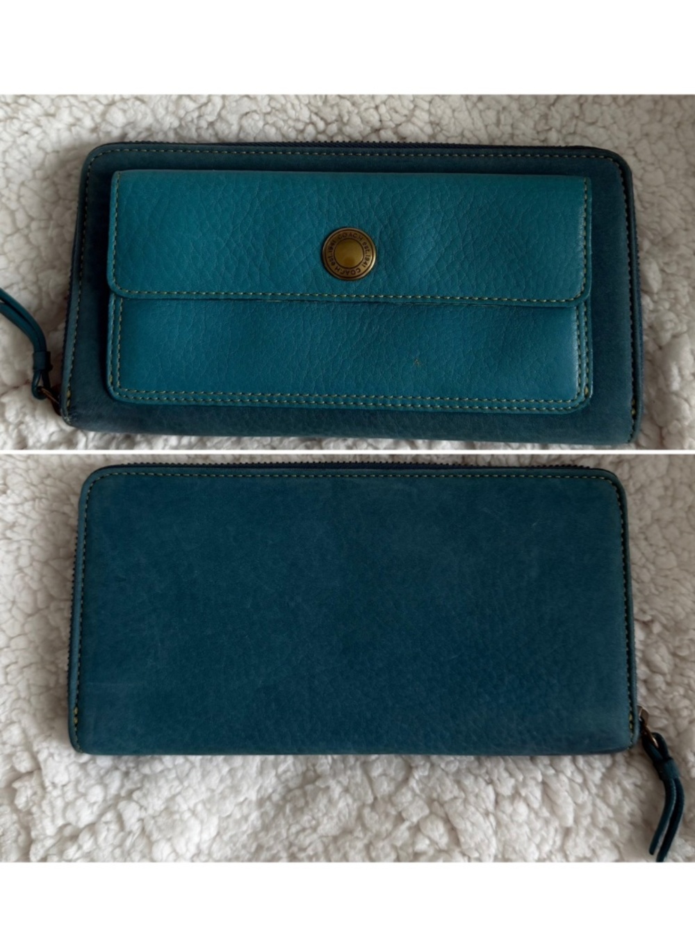 Coach Vintage Chelsea Accordion Zip Wallet